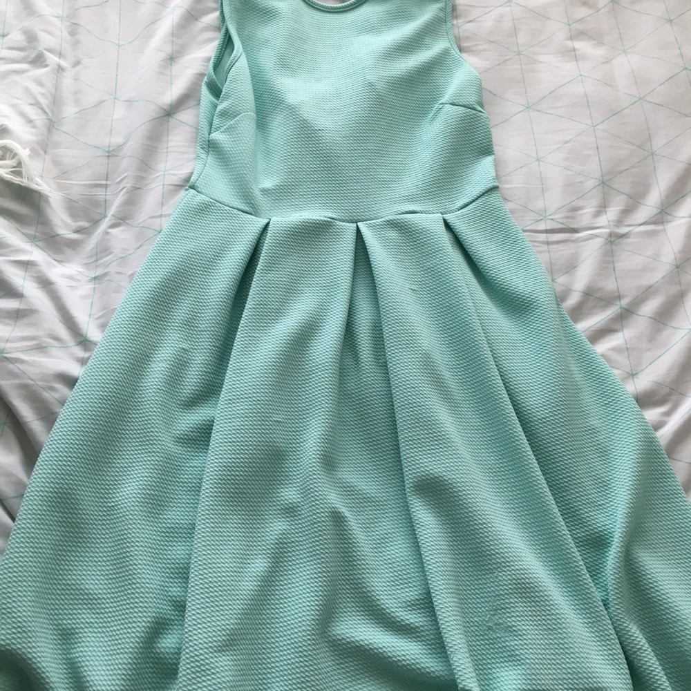 Teal dress